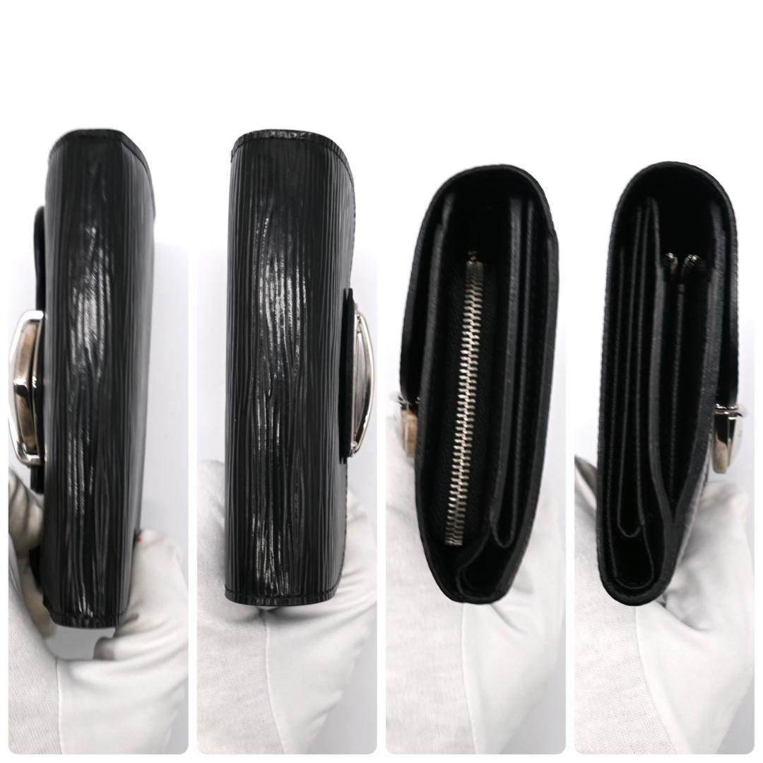 ルイヴィトン 折財布 エピ ノワール ポルトフォイユ ジョイ ブラック 2569