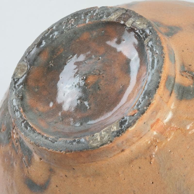 茶道具　萩焼　天耳窯　十三代坂田泥華造　茶碗　共箱　C　9869