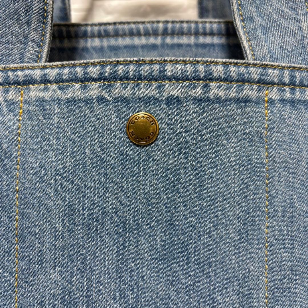 COACH コーチ　カーゴトートバッグ　デニムバッグ　26 2way トート