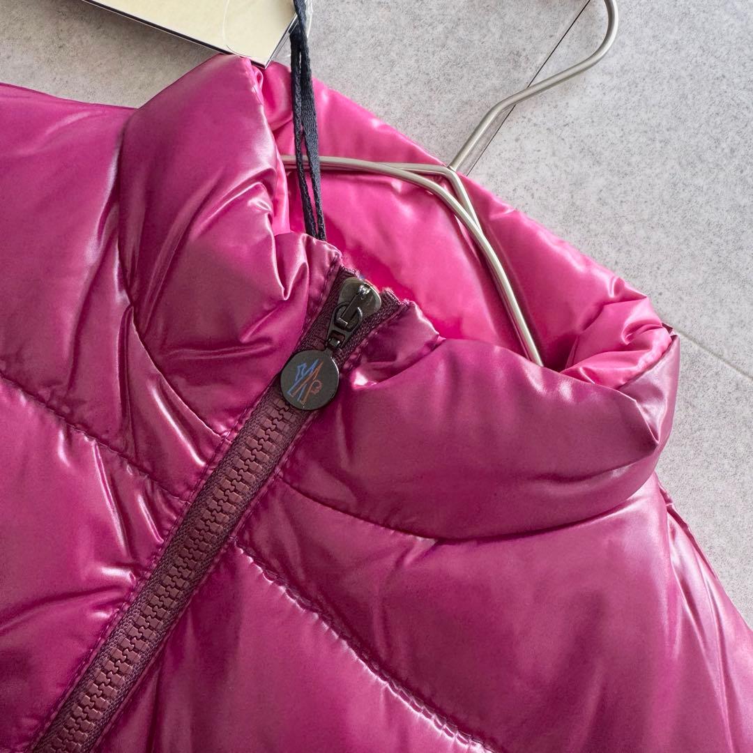 モンクレール　GHANY　ガーニー　ダウンベスト　紫　2　タグ　ロゴワッペン