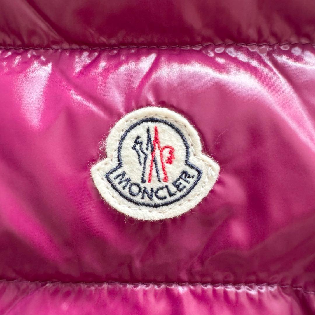 モンクレール　GHANY　ガーニー　ダウンベスト　紫　2　タグ　ロゴワッペン