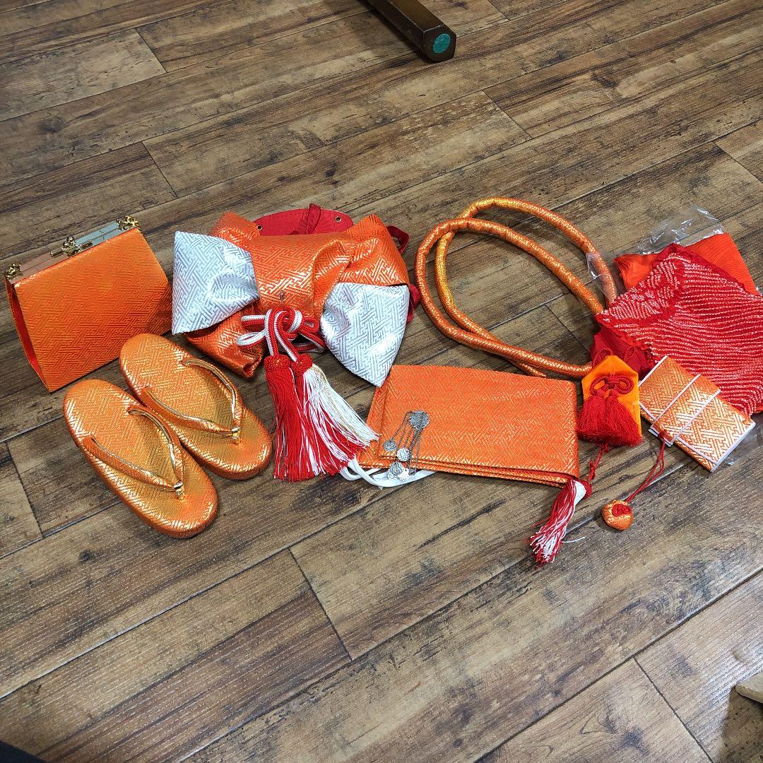 昭和レトロ　子供用着物身の回り品セット