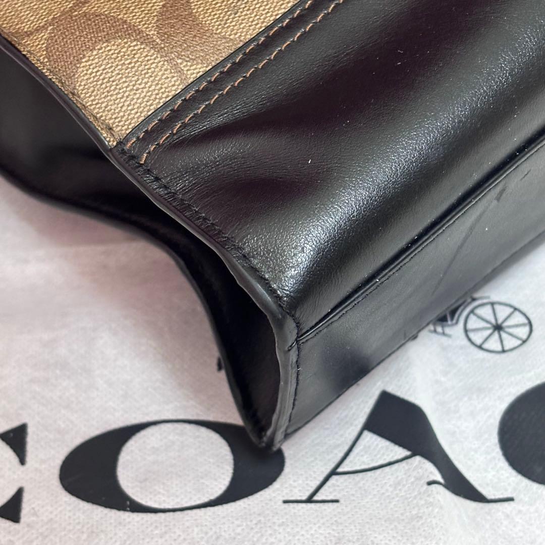 coach☆シグネチャー2wayトートバッグ
