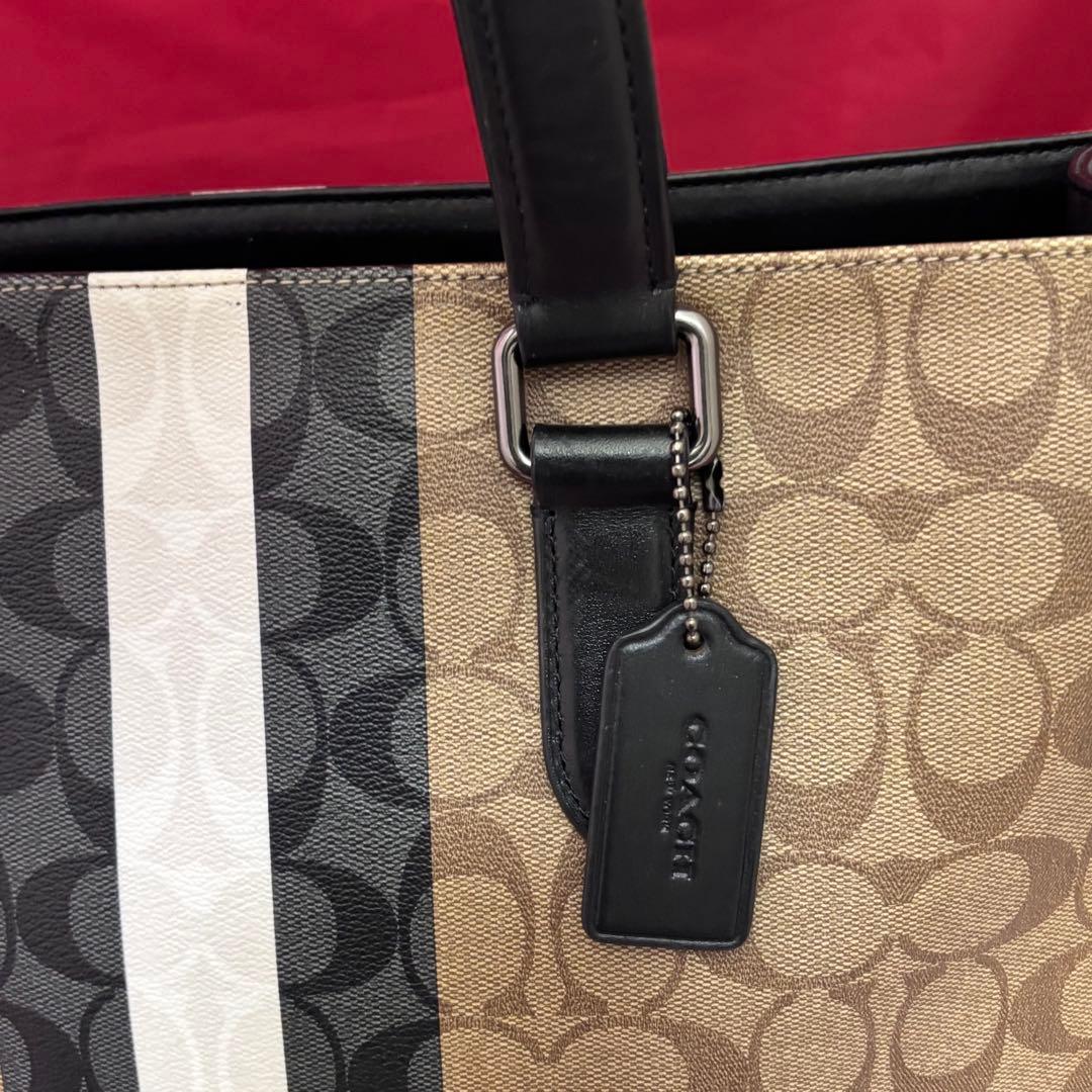 coach☆シグネチャー2wayトートバッグ