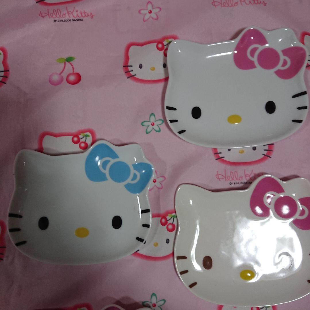 キティフェイス皿7枚セット