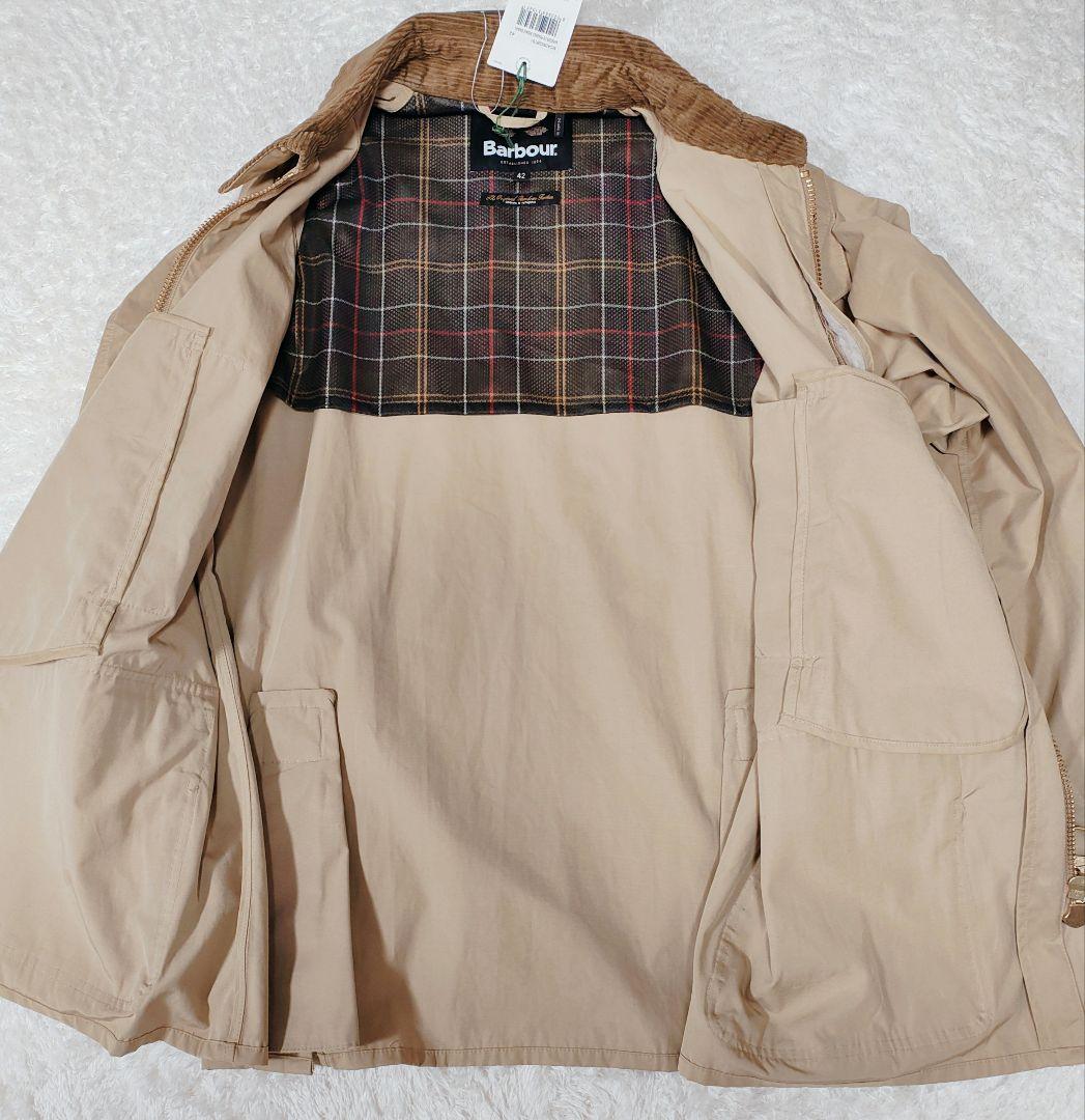 【タグ付き未使用品】Barbour BEDALE ピーチスキン ライトベージュ