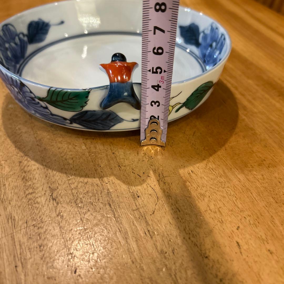 波佐見焼　林九郎窯　一閑人　絵変わり　平鉢　二枚　希少