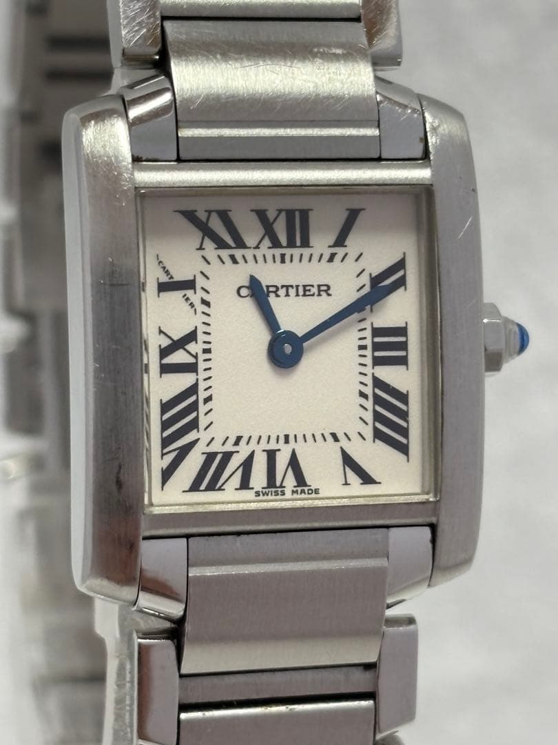 【美品】カルティエ タンクフランセーズ SM クォーツ【2384】【稼働品】