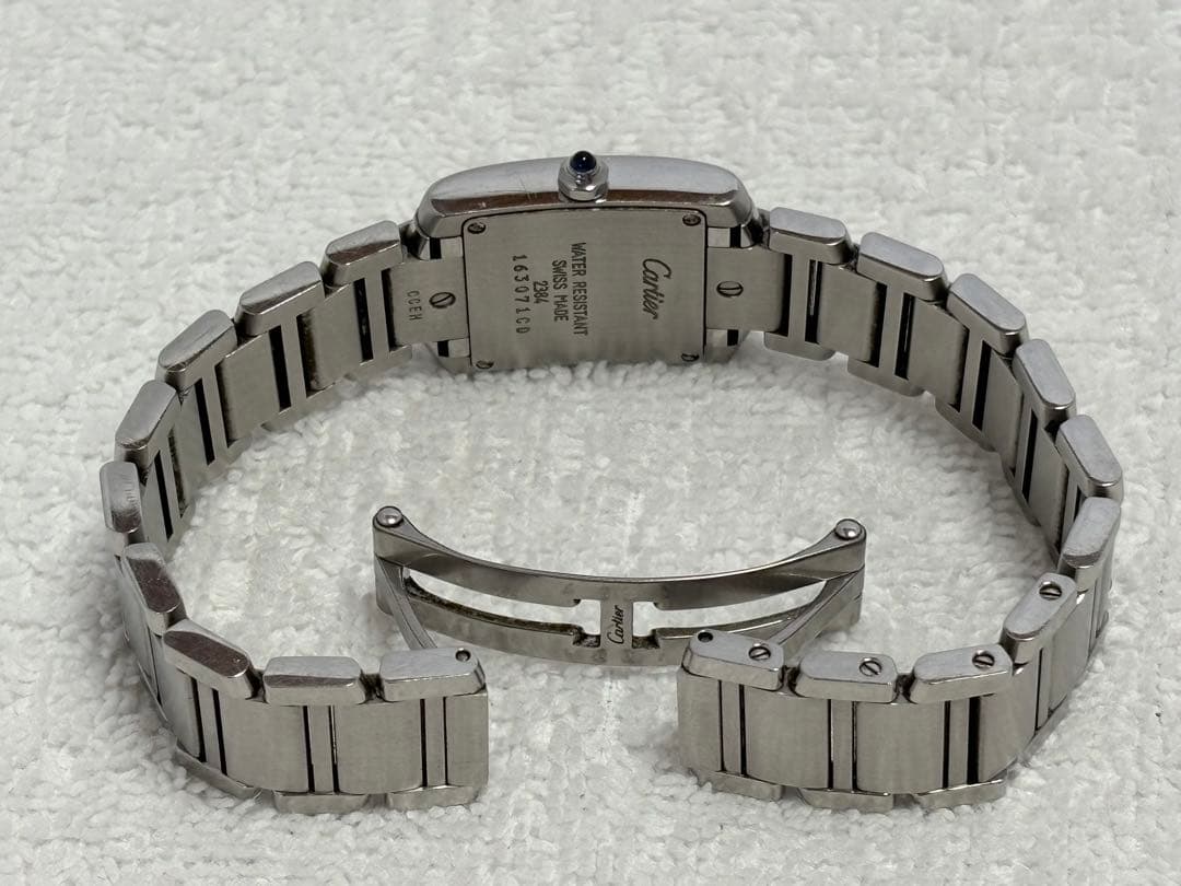 【美品】カルティエ タンクフランセーズ SM クォーツ【2384】【稼働品】