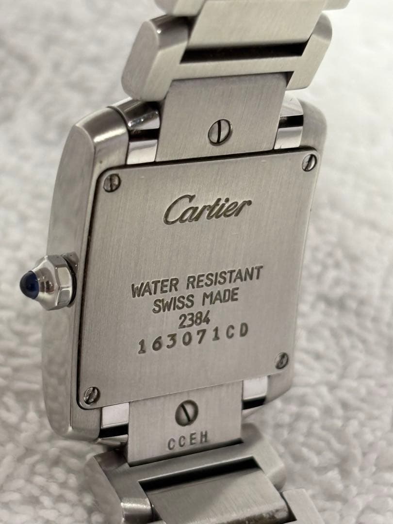 【美品】カルティエ タンクフランセーズ SM クォーツ【2384】【稼働品】