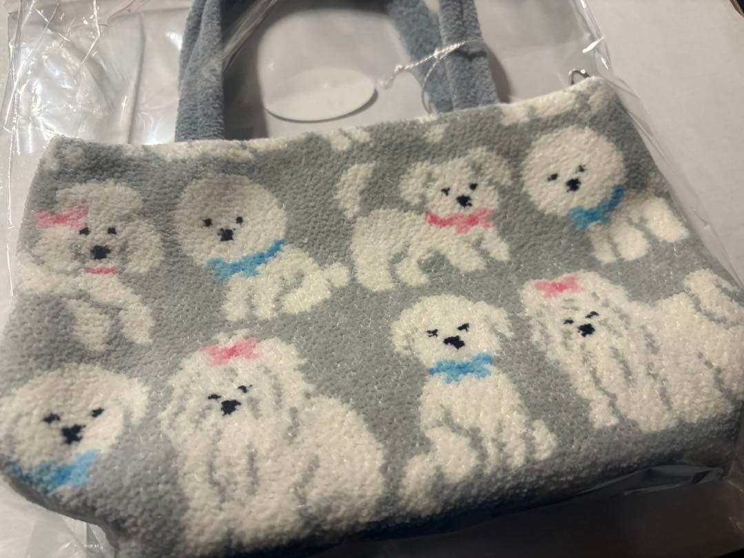 フェイラー　モフモフワンちゃん　トートバッグ