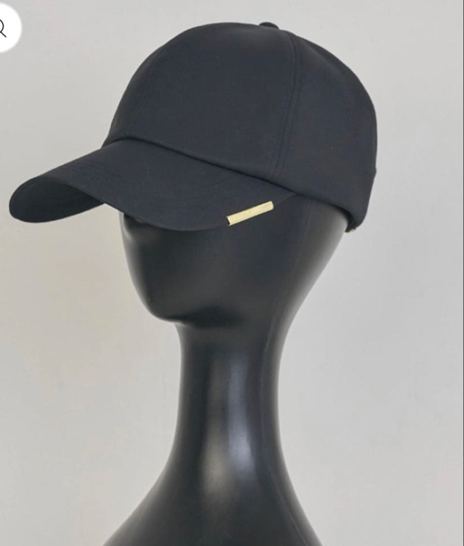 しいちゃん　遮光帽子ブラック