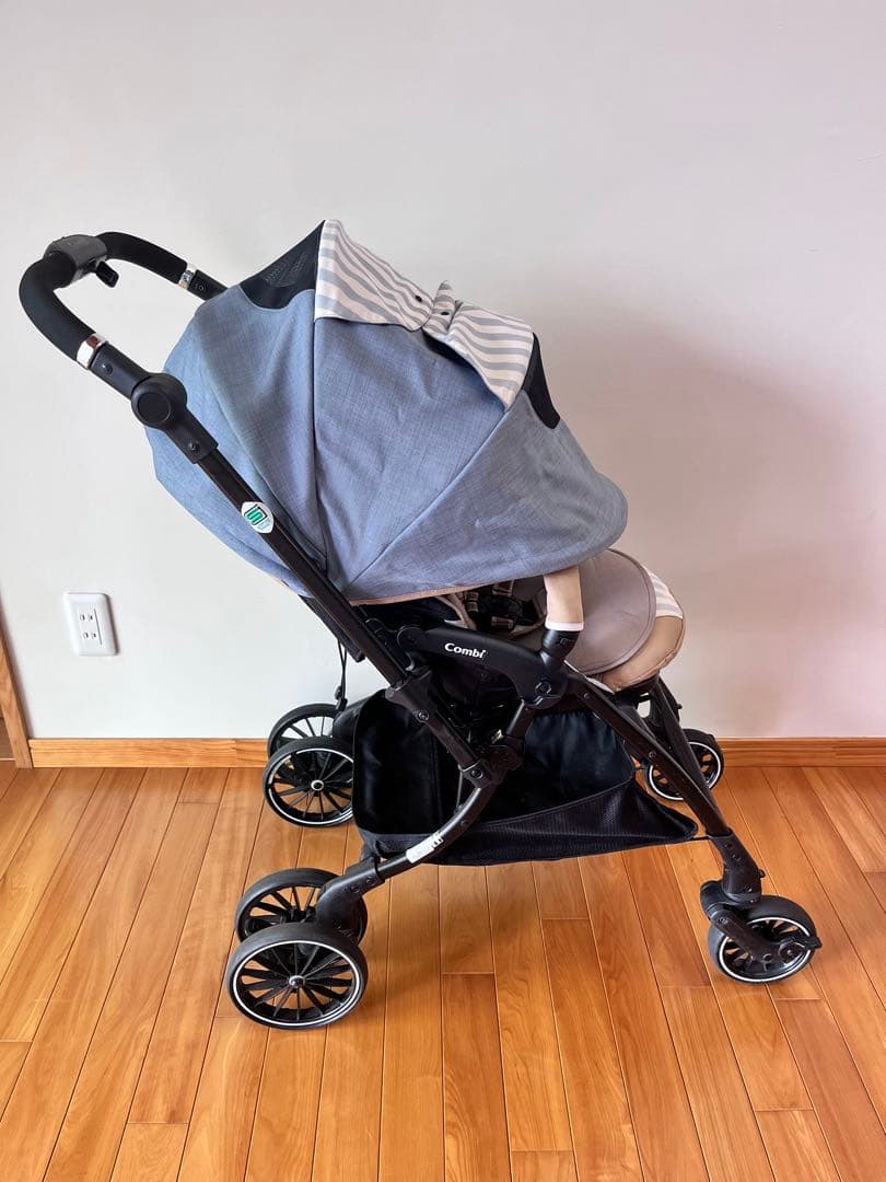 combi スゴカルSwitch plus エッグショック XL レインカバー付