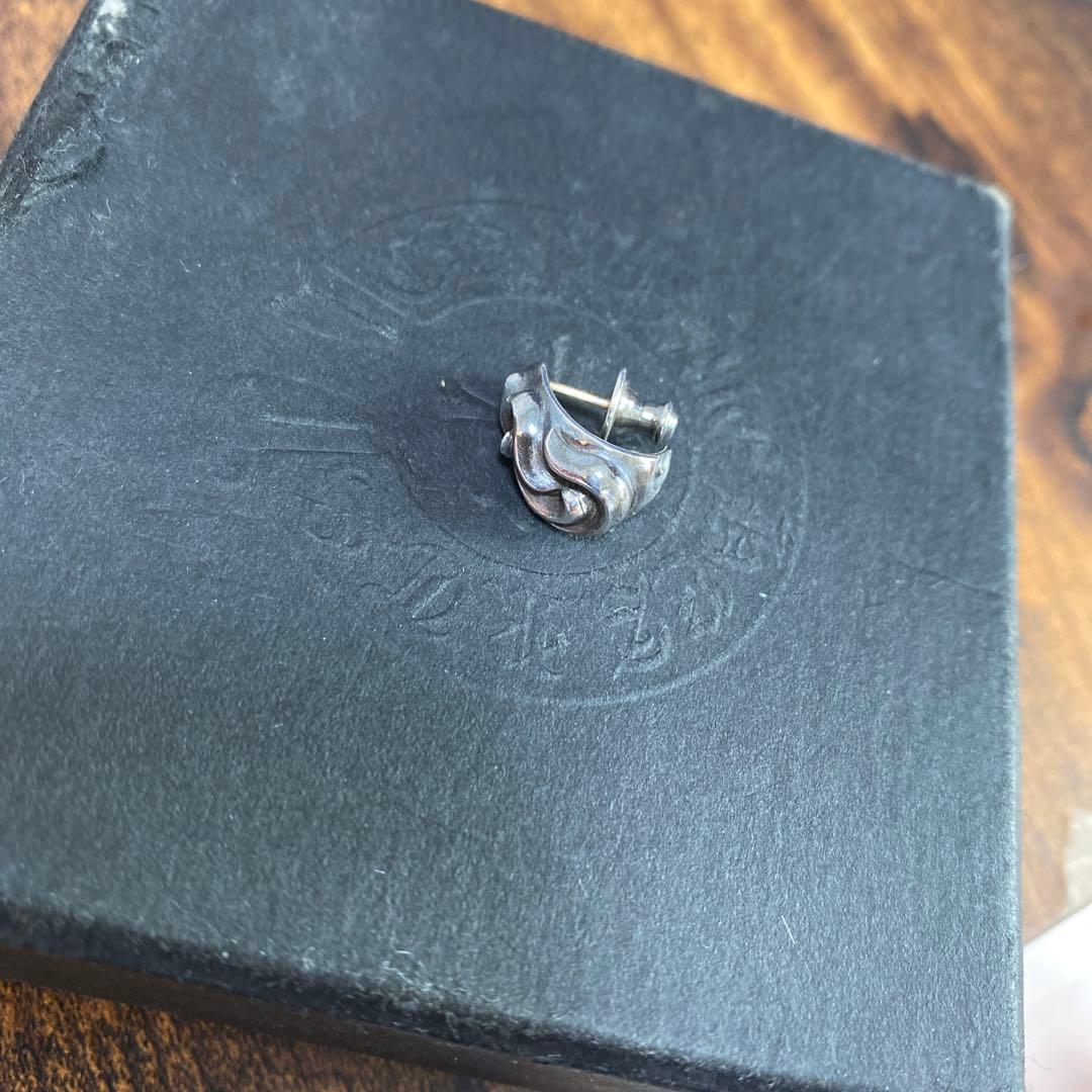 クロムハーツ　カーブティアドロップイヤリング