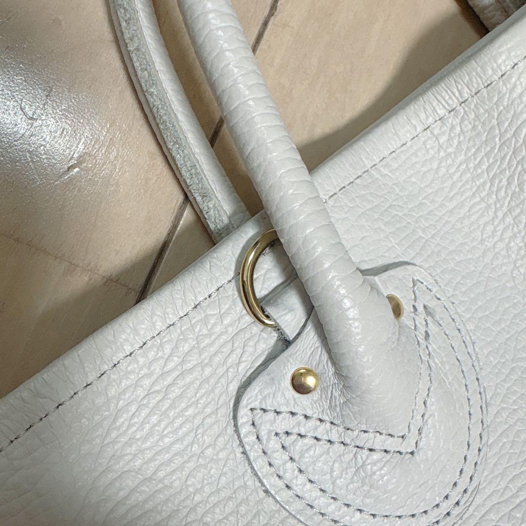 バッグ EMBOSSED LEATHER HAVERSACK M