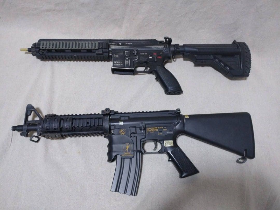 【セット売り】東京マルイHK416D/東京マルイ品名不明モデルガン