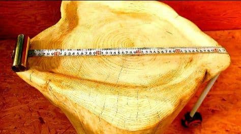 『限定価格』四国最高峰石鎚山産　大型天然ひのきテーブル