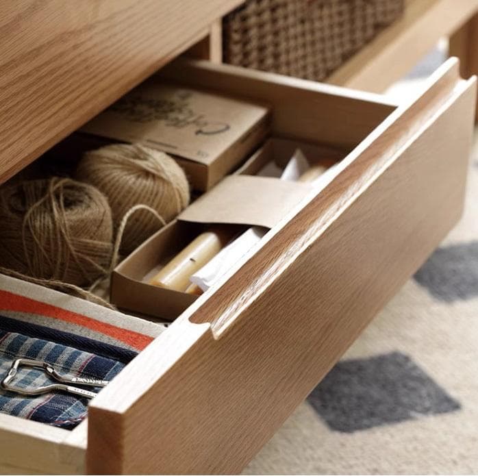 北米産オーク無垢材 組立不要 センターテーブル 幅100cm J04CT01_1