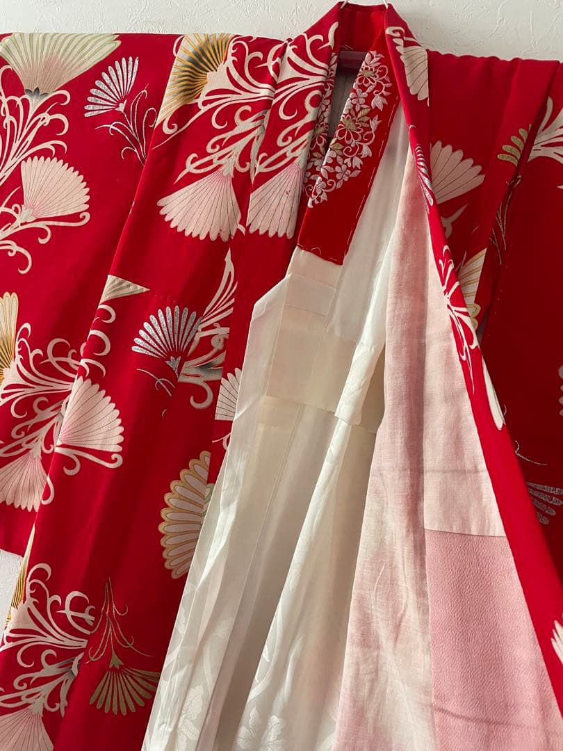 七五三　7歳　8歳　アンティークお着物セット