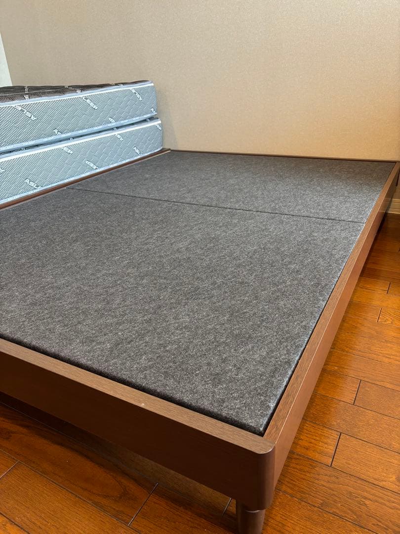 アイシン スターリナ ベッドフレーム ダブルベッド 継足タイプ　高さ調整可能