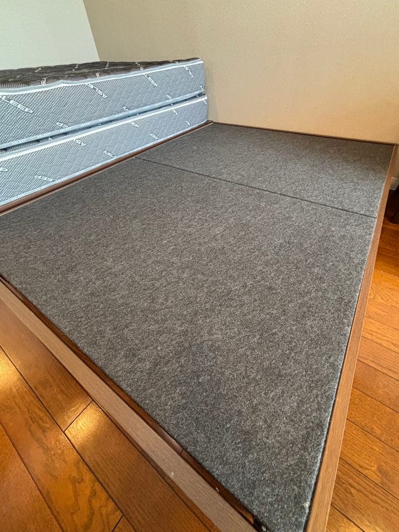 アイシン スターリナ ベッドフレーム ダブルベッド 継足タイプ　高さ調整可能