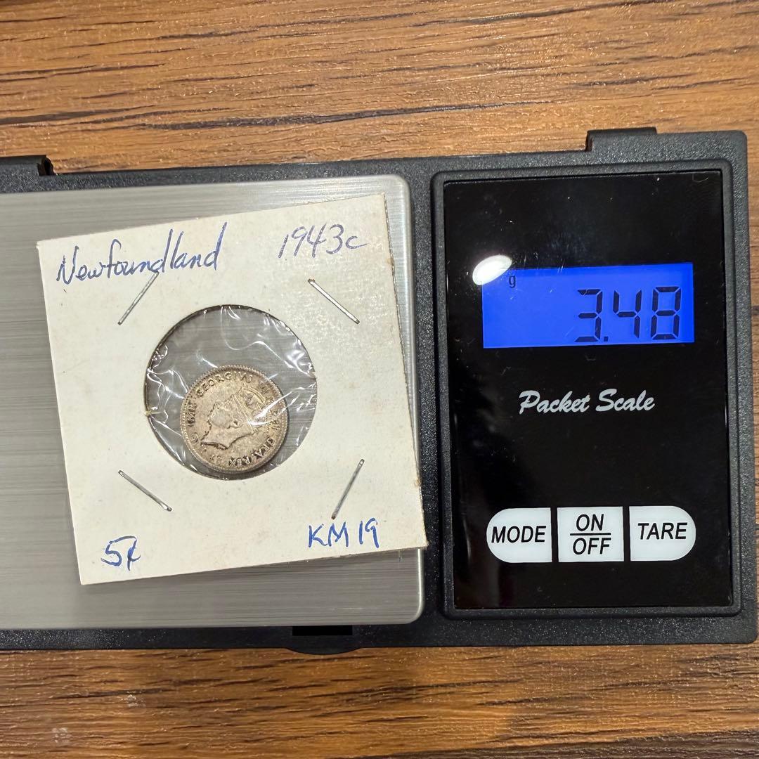 f*i様 No.68 アンティーク 銀貨 5点まとめ ニューファンドランド 5