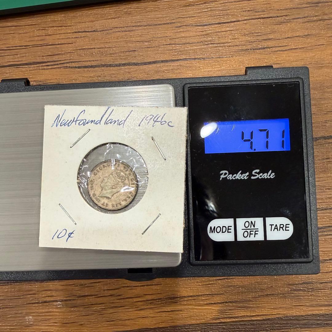 f*i様 No.68 アンティーク 銀貨 5点まとめ ニューファンドランド 5