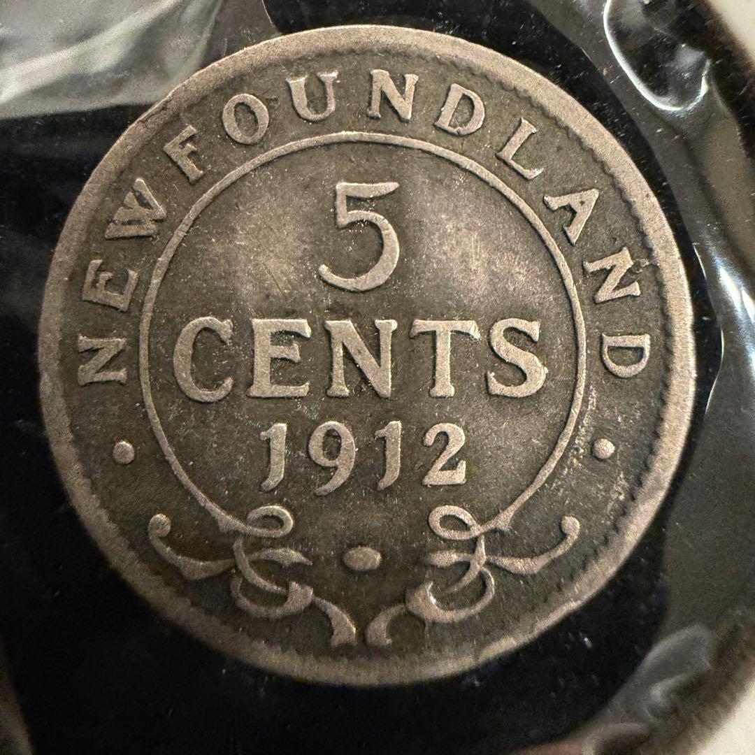 f*i様 No.68 アンティーク 銀貨 5点まとめ ニューファンドランド 5