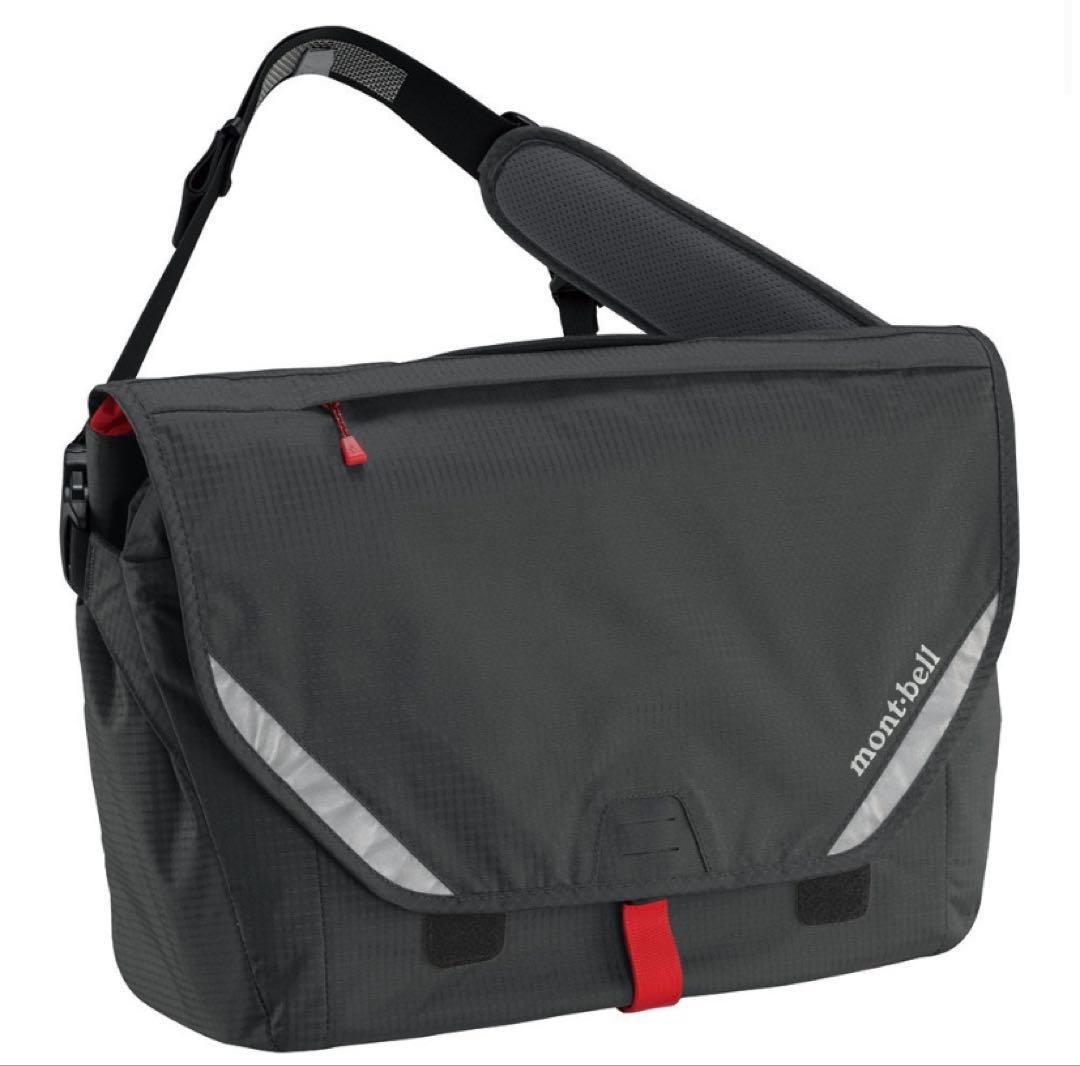 新品 montbell メッセンジャーバッグ M ダークグレー モンベル