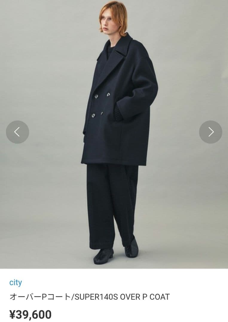 CITY ¥39,600 SUPER140S OVER P COAT