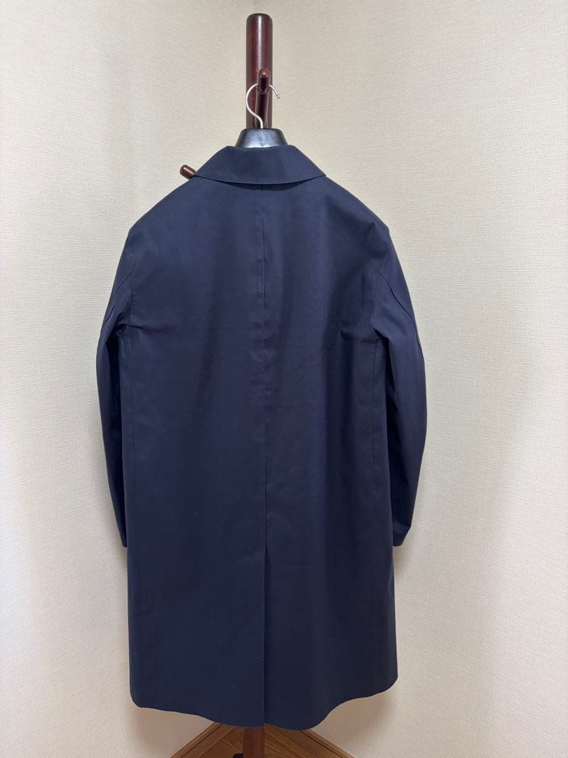 しゅん マッキントッシュ ゴム引きコート ネイビー 40