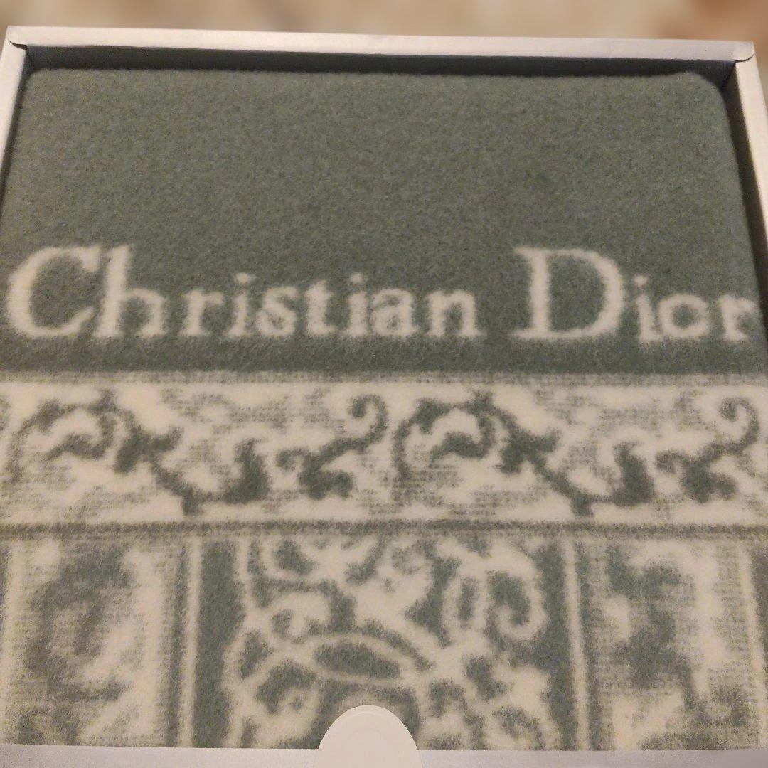 新品未使用　ChristianDior　ブランケット　ウール100％