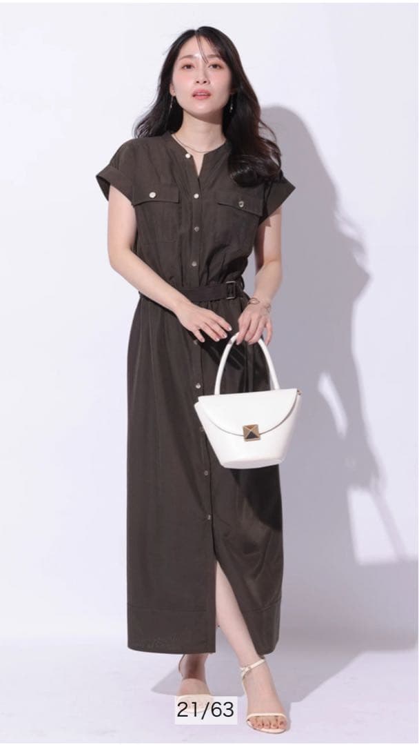 美品❣️アプワイザリッシェ　金釦ワークワンピース