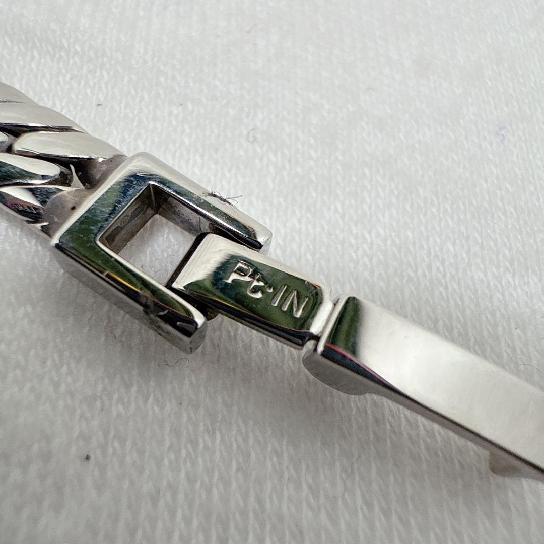 Prelude ゲルマニウム プラチナ合金 ネックレス 幅約5mm 約60cm