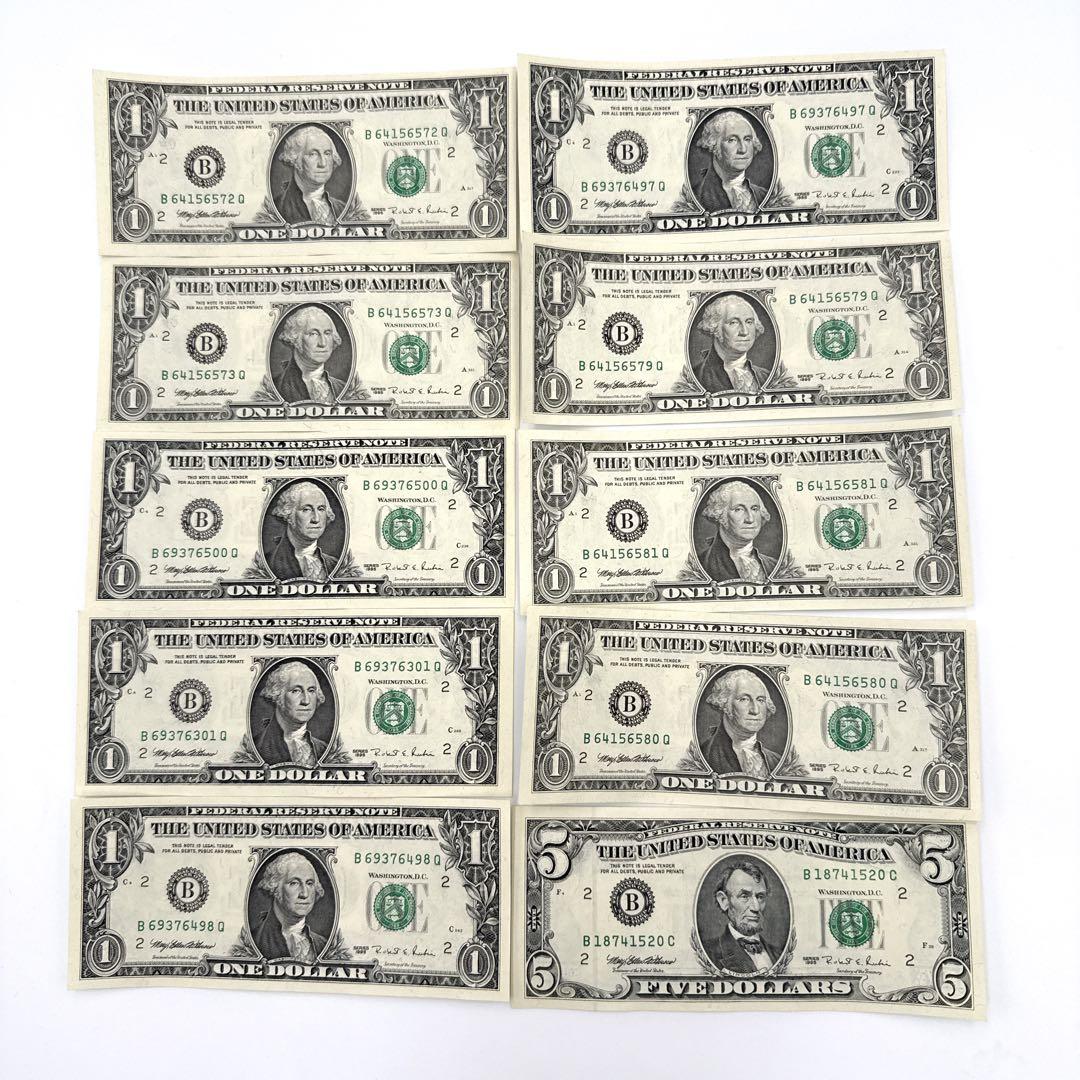 ✨美品✨アメリカ 旧紙幣 1ドル、5ドル、10ドル、20ドル まとめ売り