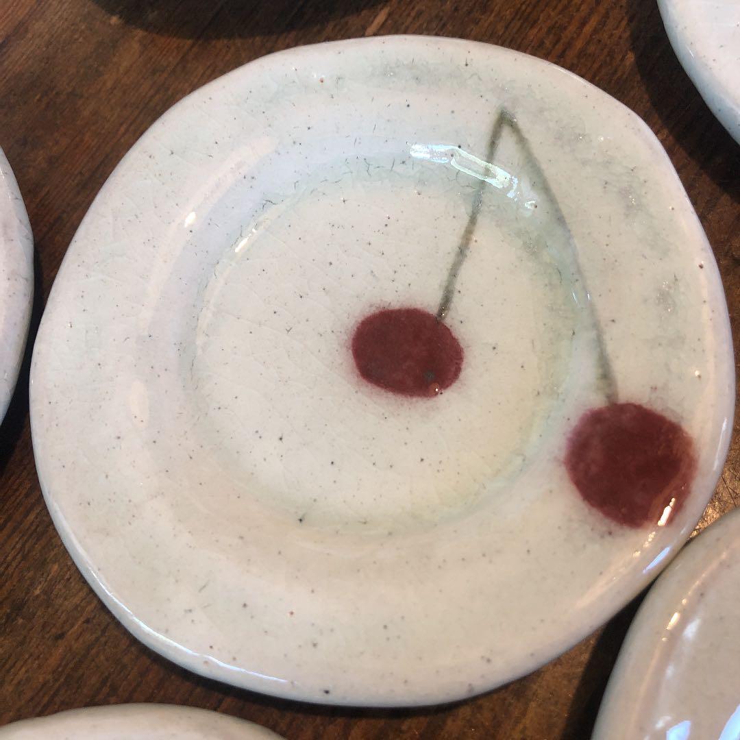 専用確認　￼さくらんぼの豆皿6枚　匠シリーズ