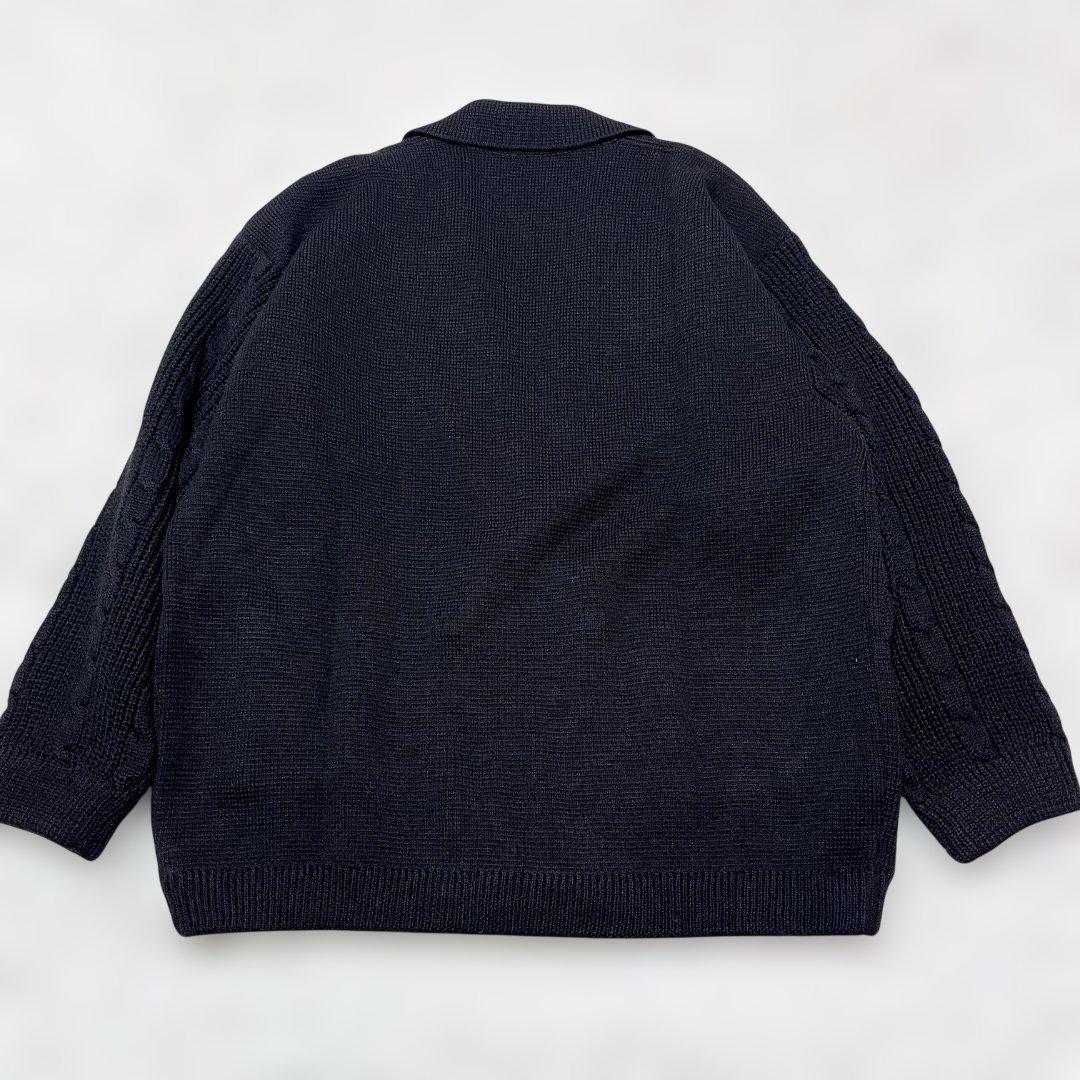 GIVENCHY ヴィンテージ ウール100% ニット ジャケット カーディガン