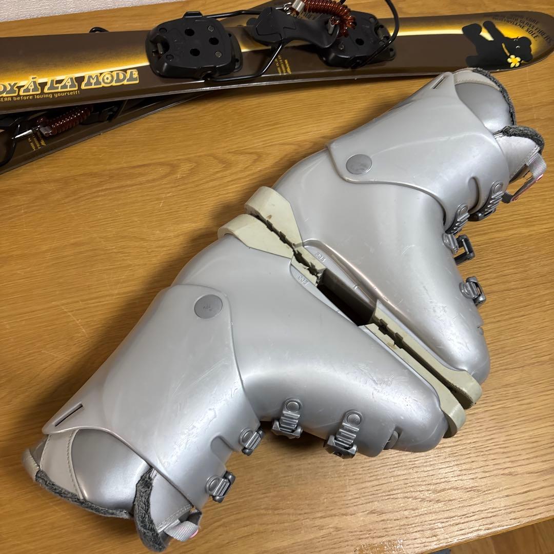 レディースショートスキーセット　ファンスキー　テディベア　24-25cm