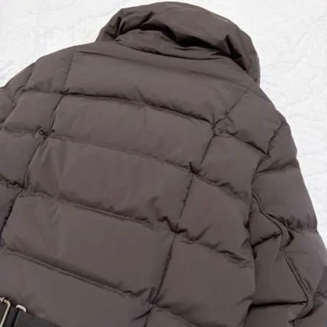 お得✨TATRAS アゴーニャ　女優襟　ベルト付　ダウンコート　ブラウン S