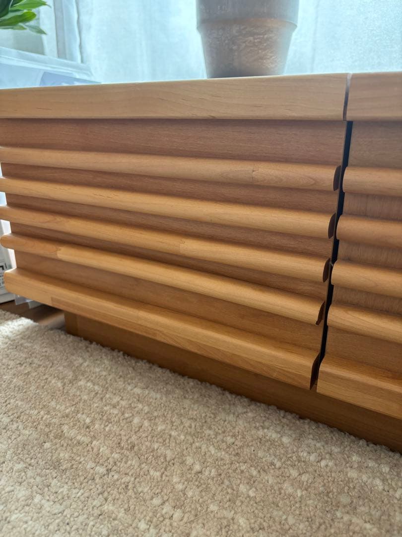 北欧風 テレビ台 120cm 無垢 木製 テレビボード ローボード 大川家具