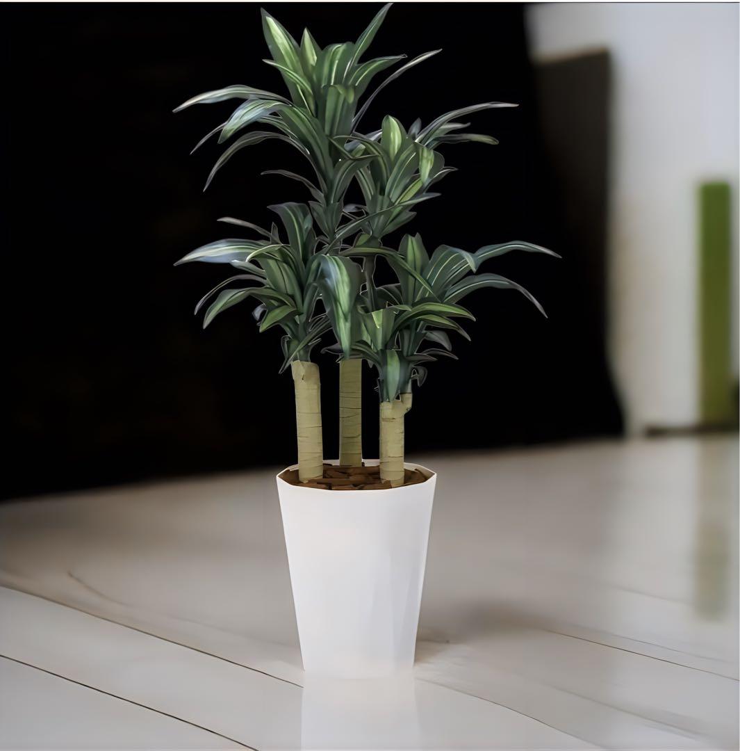 光触媒　人工観葉植物　ウォールグリーン　フェイクグリーン　幸福の木1.3m