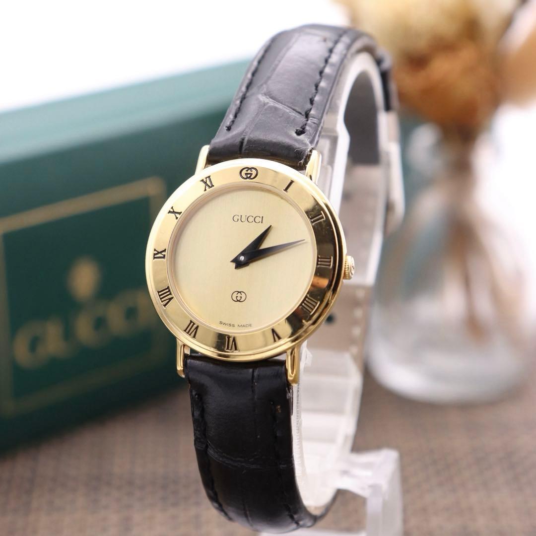 正規品【新品電池】GUCCI 3000L/動作品 オールドグッチ 人気モデル