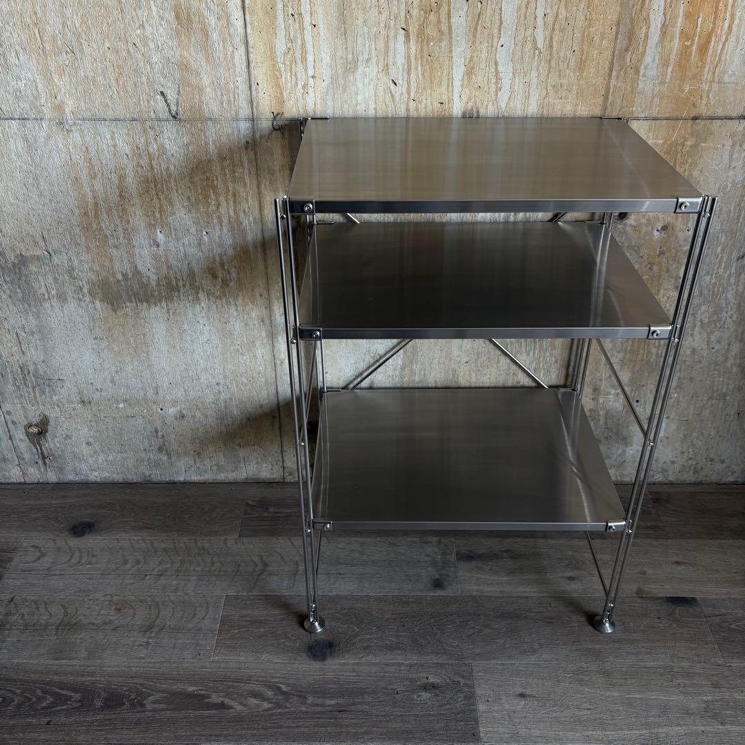 MUJI 無印良品　ステンレス　ユニットシェルフ　小