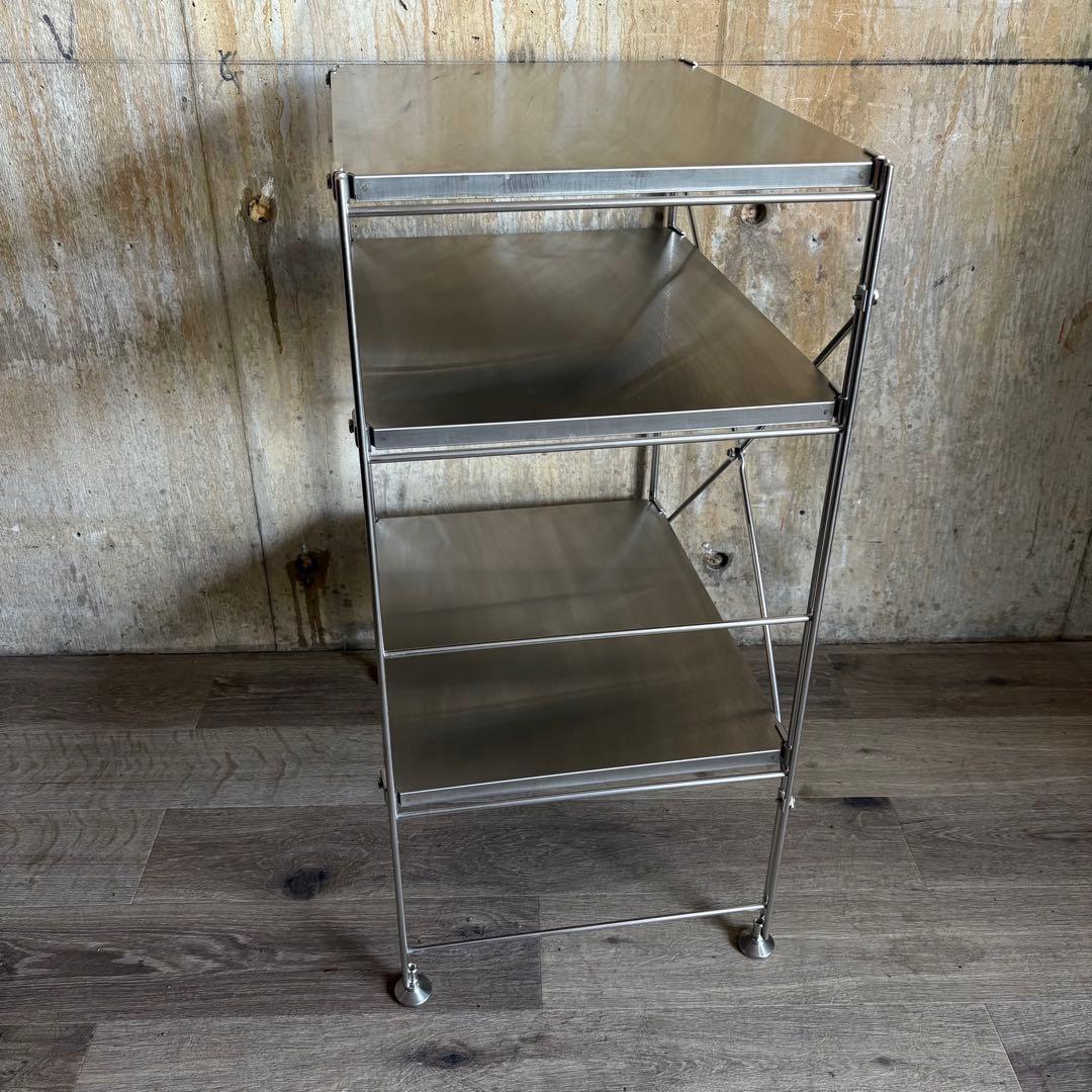 MUJI 無印良品　ステンレス　ユニットシェルフ　小