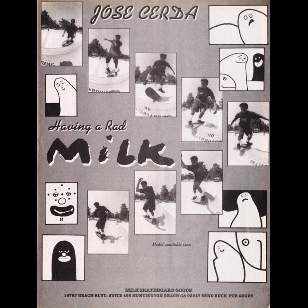 【1993年US製】MILK skateboard ミルク Ｔシャツ ビンテージ