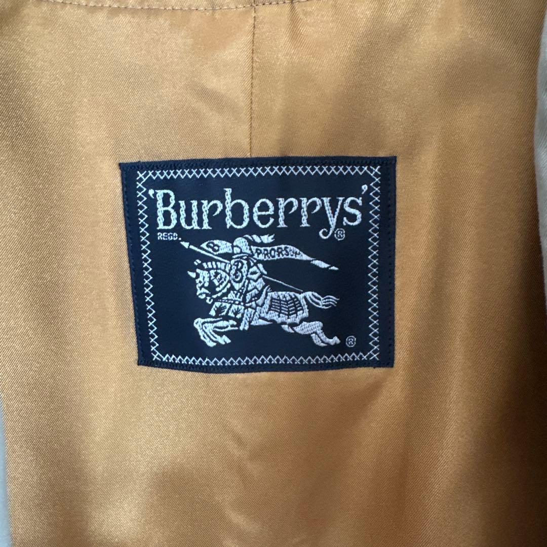 Burberry's ステンカラーコート オリーブグリーン　年代物
