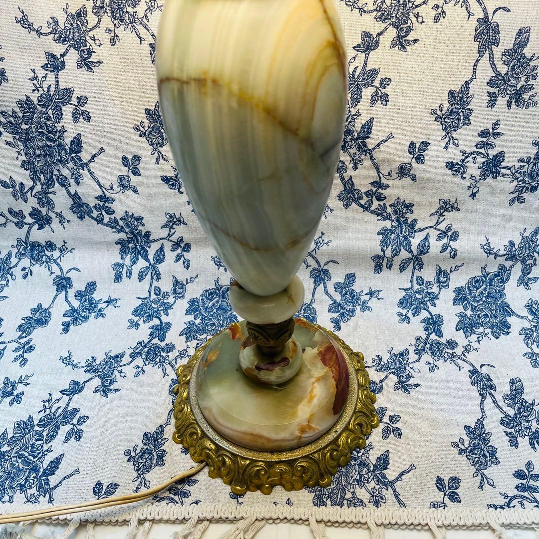 アンティークランプ　大理石真鍮 イタリア製　真鍮ランプ大理石