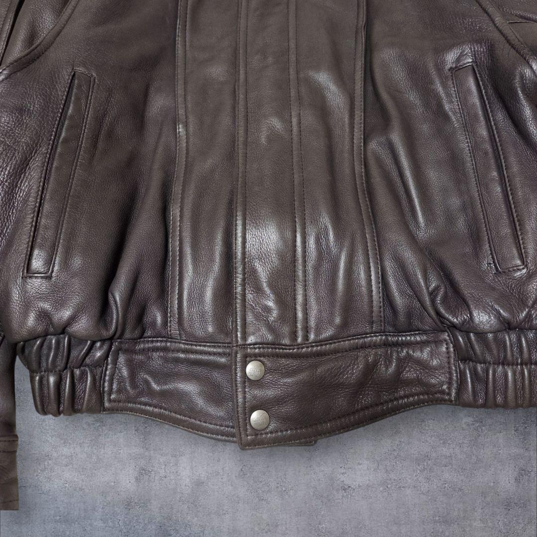 希少素材✨鹿革 ヴィンテージ A-2 フライトジャケット 90s 短丈 レザー