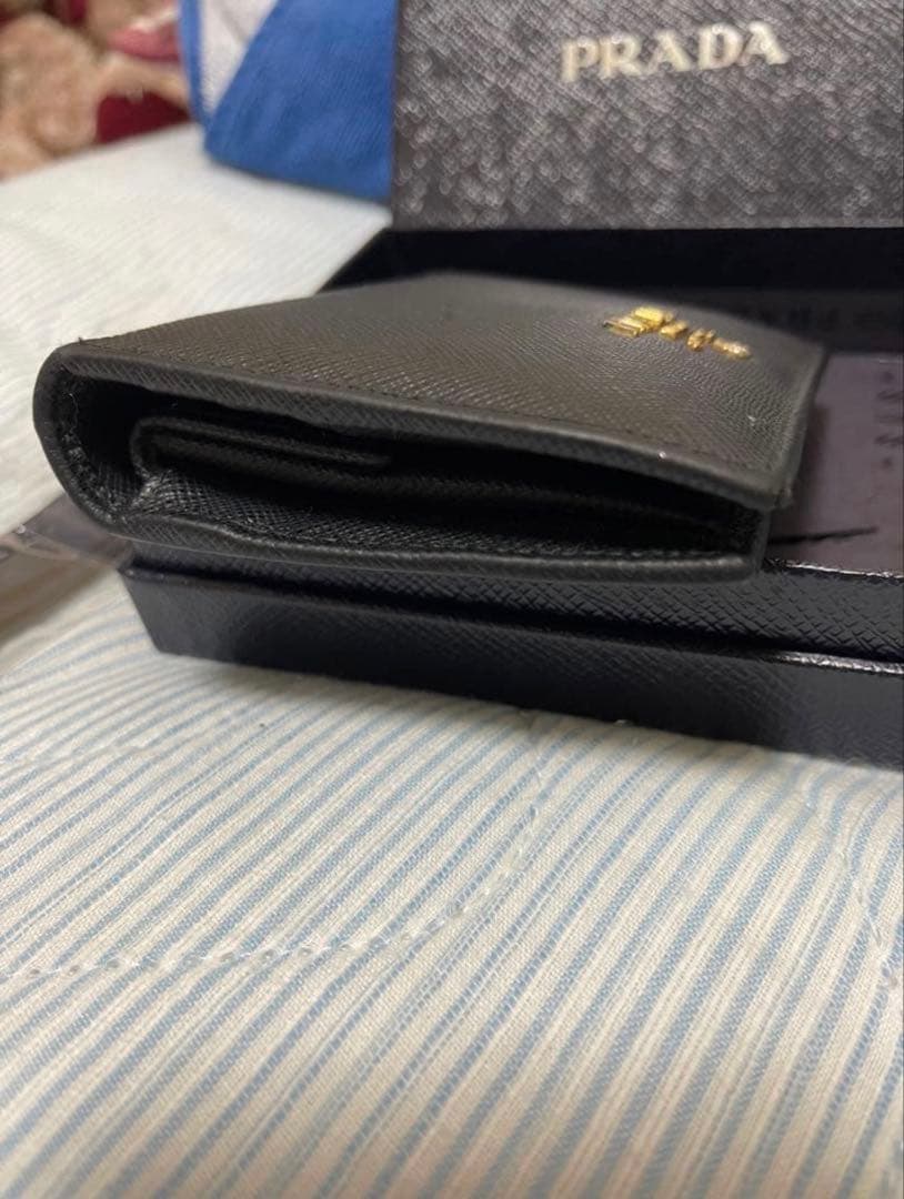 PRADA　プラダ　２つ折財布　サフィアーノ　ミニ財布　1MV204　付属品有