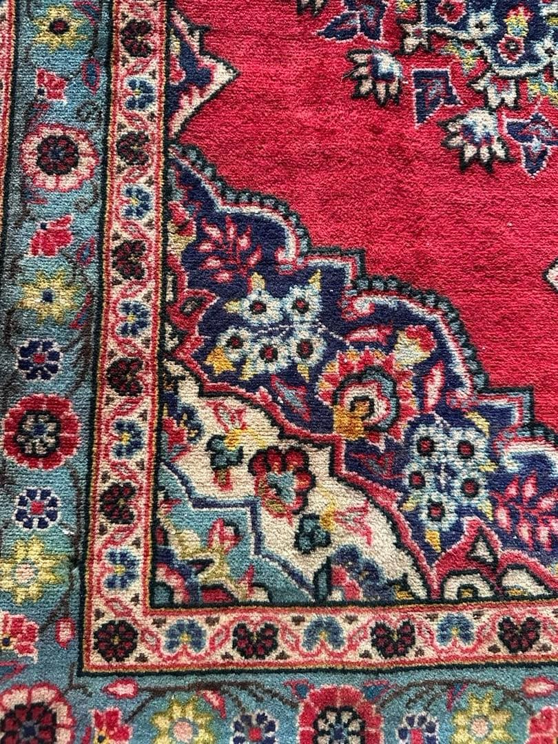 152×99 ヴィンテージラグ　手織ラグ